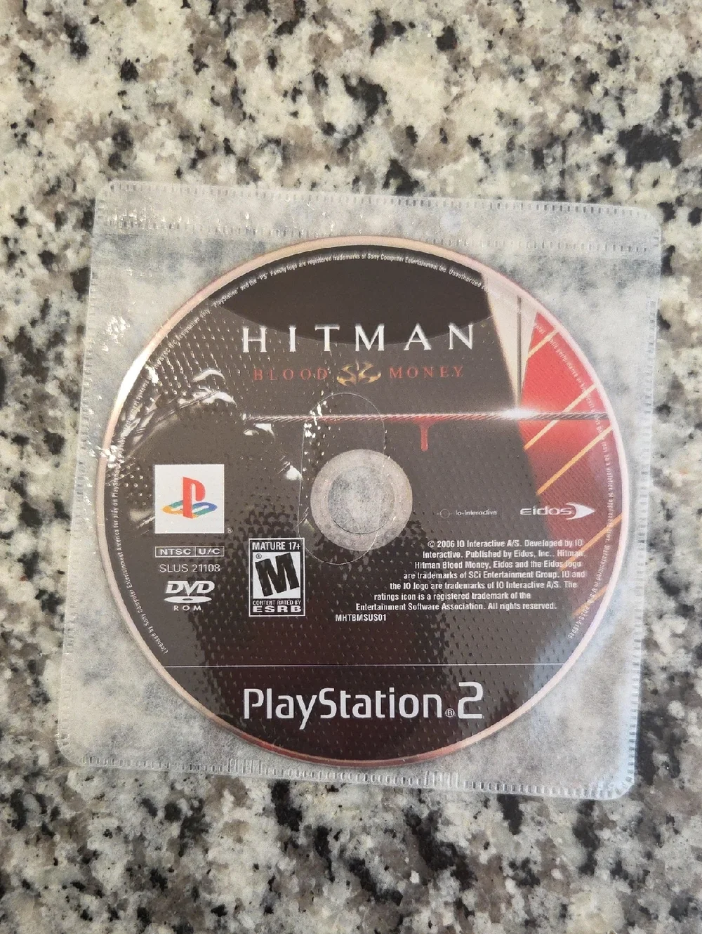Hitman: Blood Money (PS2) Playstation 2 Disc — NO CASE